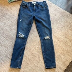 Frame Blue Distressed Jeans